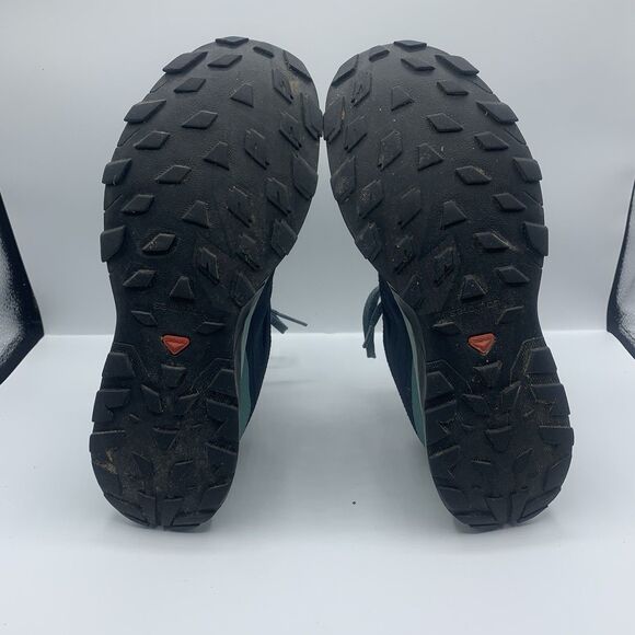 Salomon Outline Womens Size 9 GTX Waterproof Blue Hiking Shoes Sneakers 406188 - Picture 7 of 8